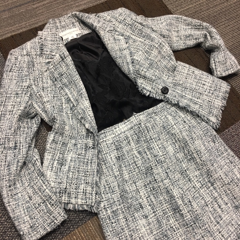 Tweed Blazer and tweed Skirt